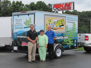 Pro-Line Trailers Donates Trailer to Franklin County Parks & Recreation