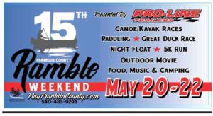 Ready to Race, Float & Relax Down the River: 2016 Ramble Weekend